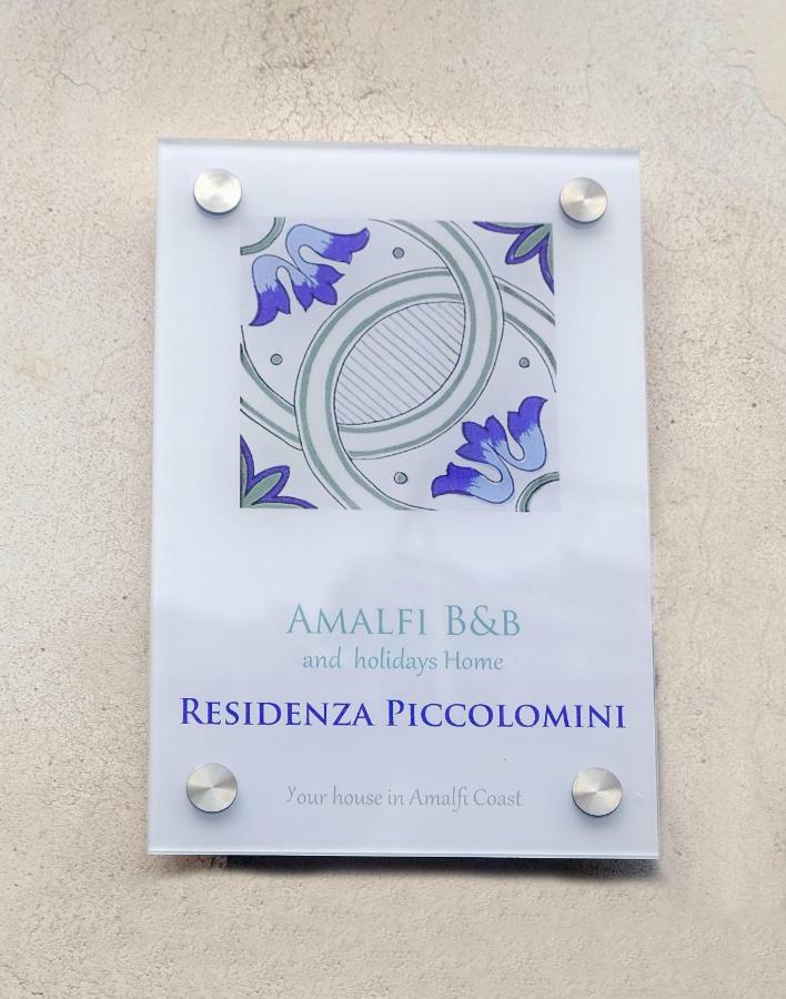 Apartamento Residenza Piccolomini Amalfi Exterior foto